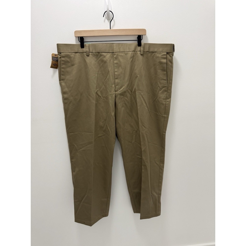 Dockers D3 Classic Fit Khaki Pants Men's 46x34 Big & Tall Flat Front NWT